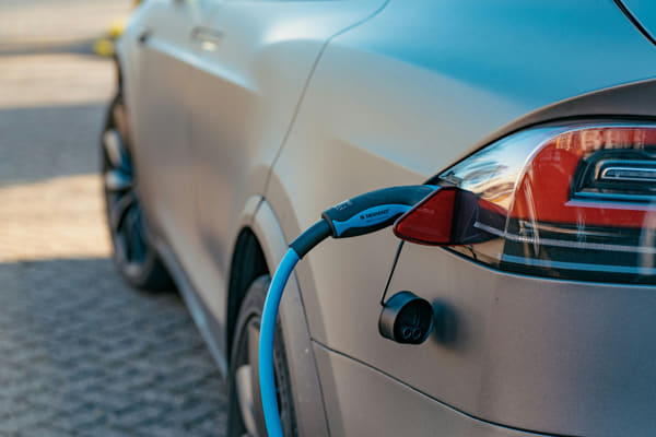 EV Charger in a car